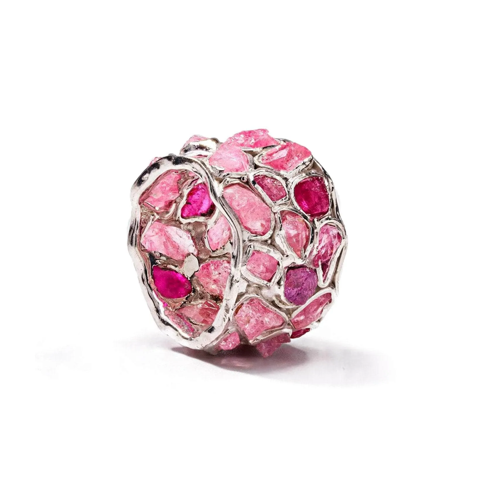 Alcina Ruby Pink Sapphire Silver Ring