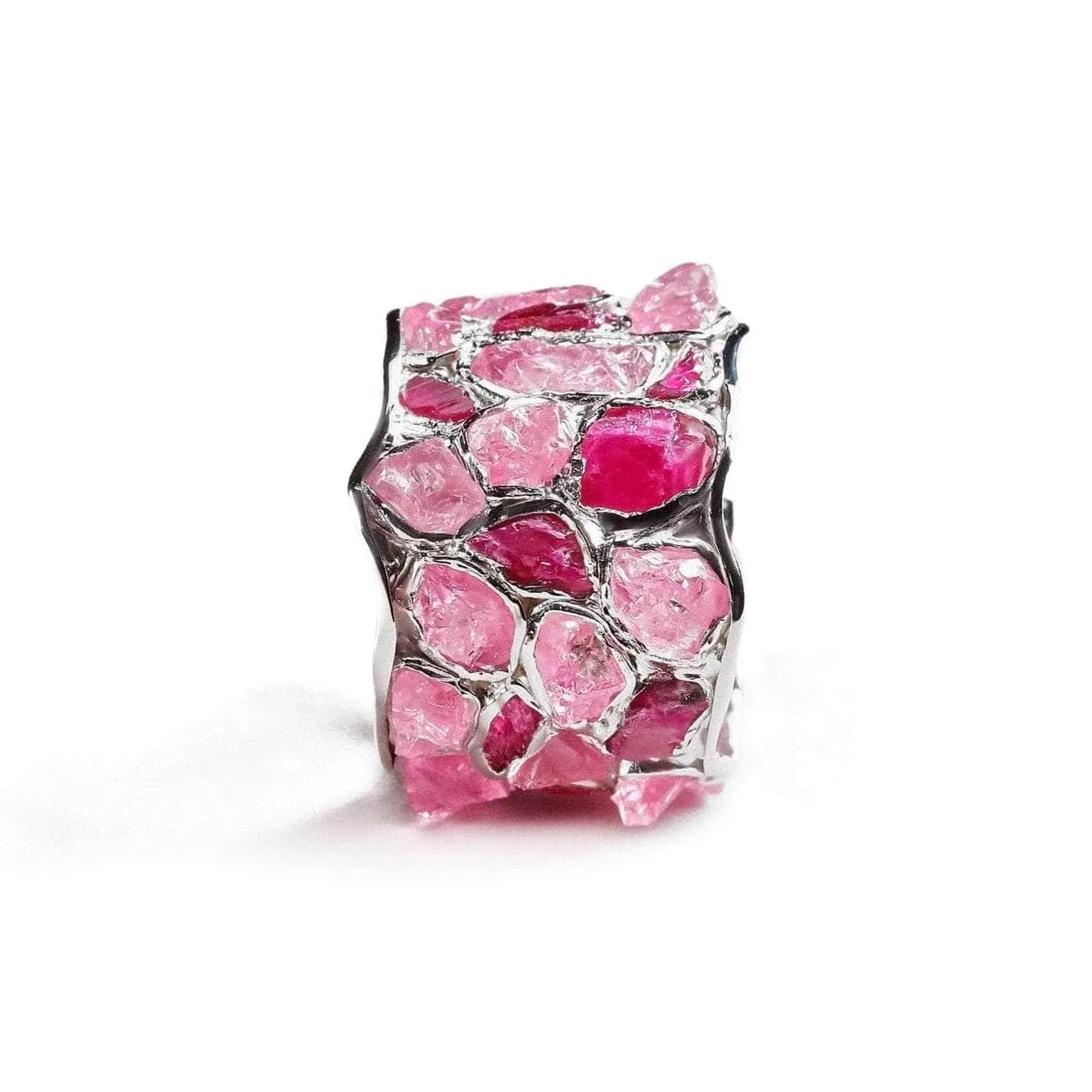 Alcina Ruby Pink Sapphire Silver Ring