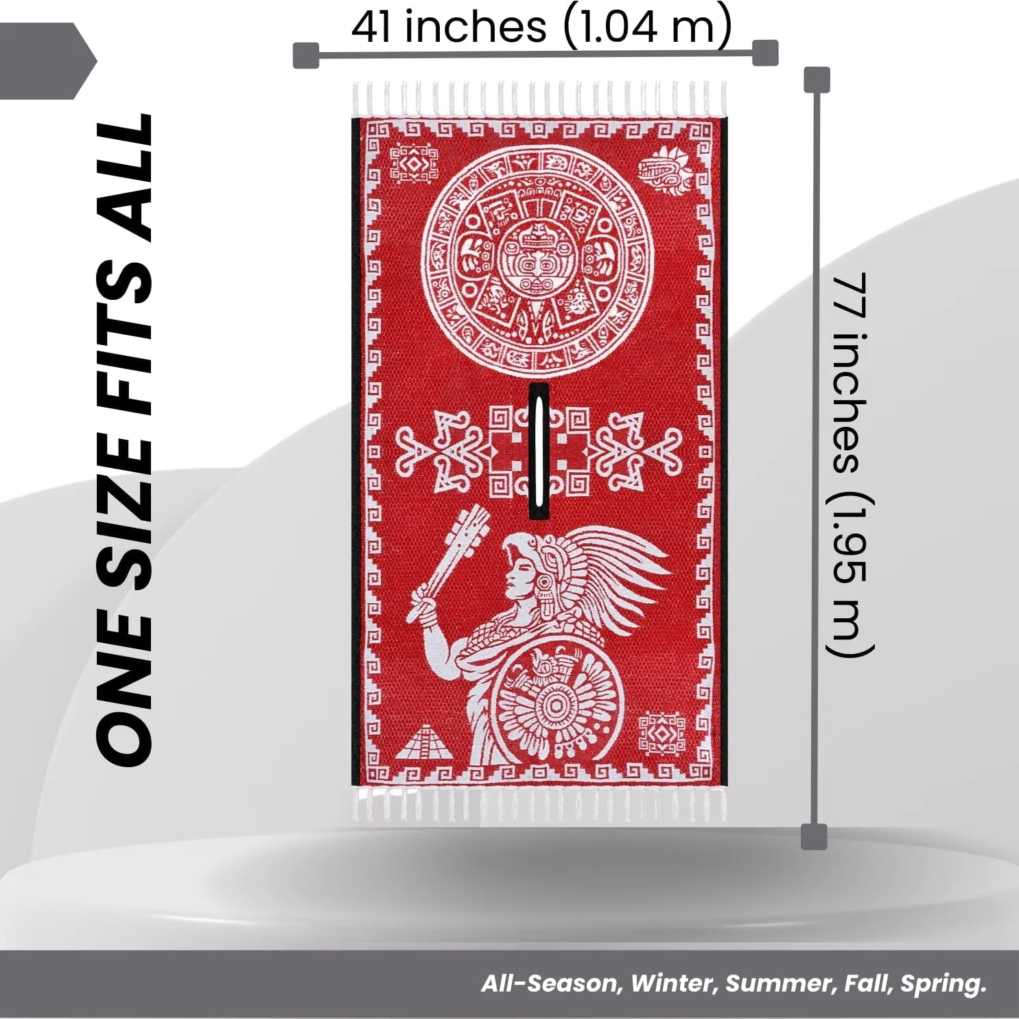 Artisans Bazaar Mexican Poncho Sarape Aztec Men Hombre Mexico Gabanes Mexicanos Western Cowboy Costume Adulto Jorongos