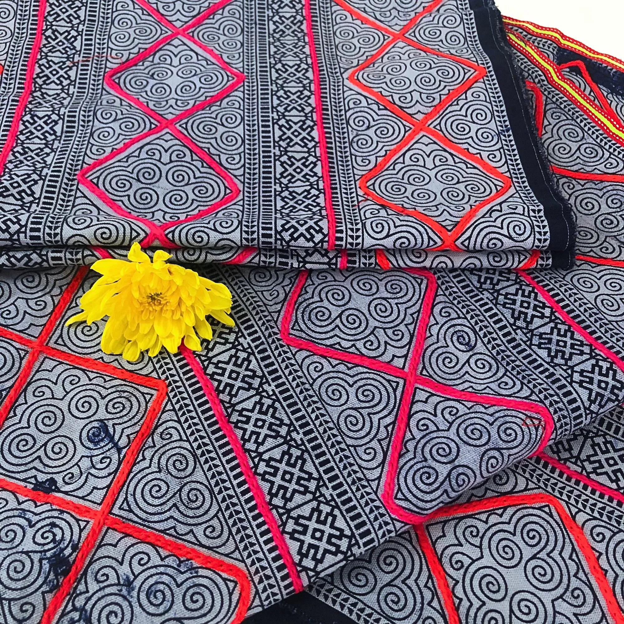 Hmong decor fabric or table runner