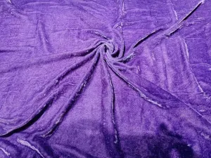 Imported Purple Silk Velvet Fabric ~ 44&quot; wide