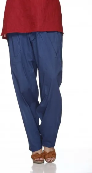 ladyline Plain Cotton Salwar Pants with Drawstring Closure Indian Baggy Pants for Women Yoga