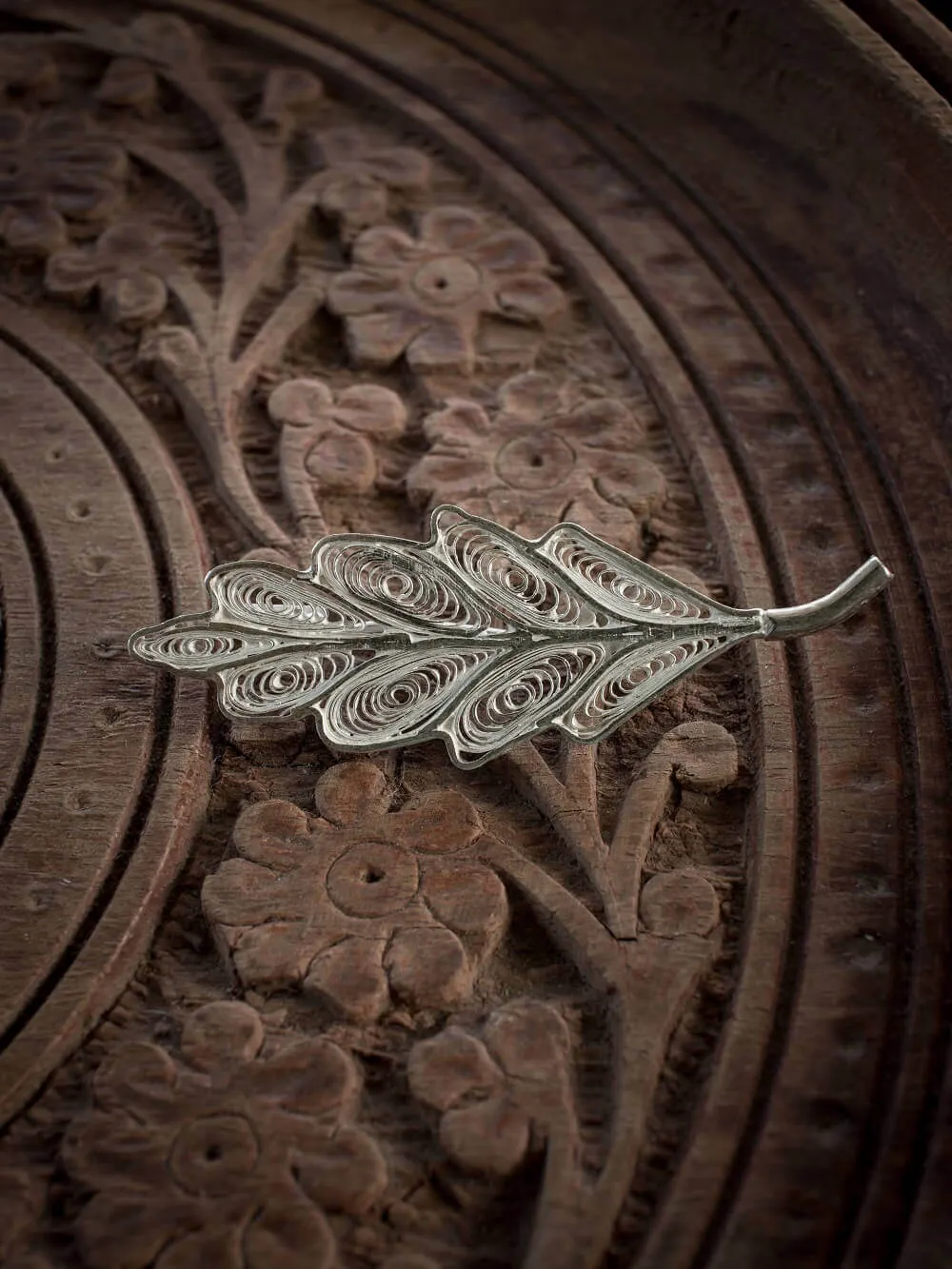 Leafy Saree Pin