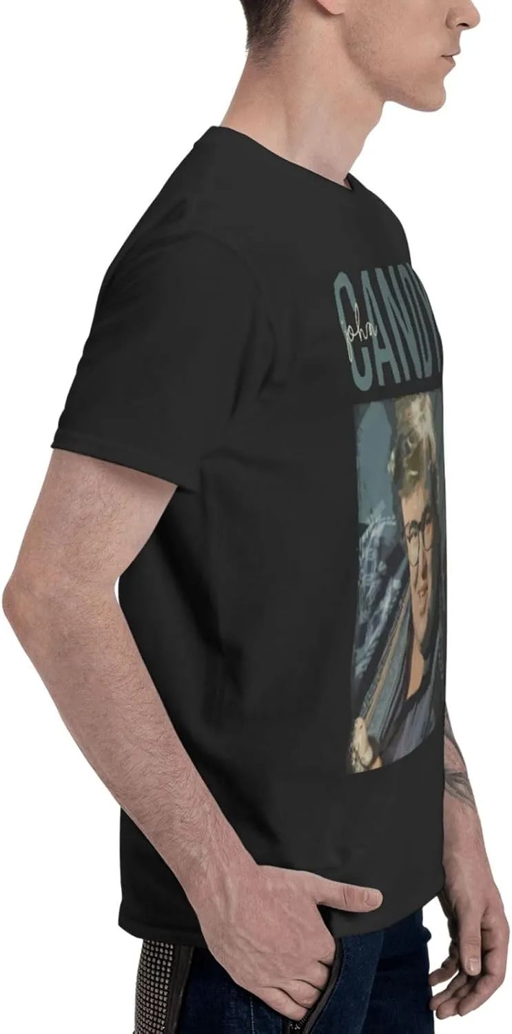 Men Cotton Short-Sleeved T-Shirt Funny Crewneck Top Tee