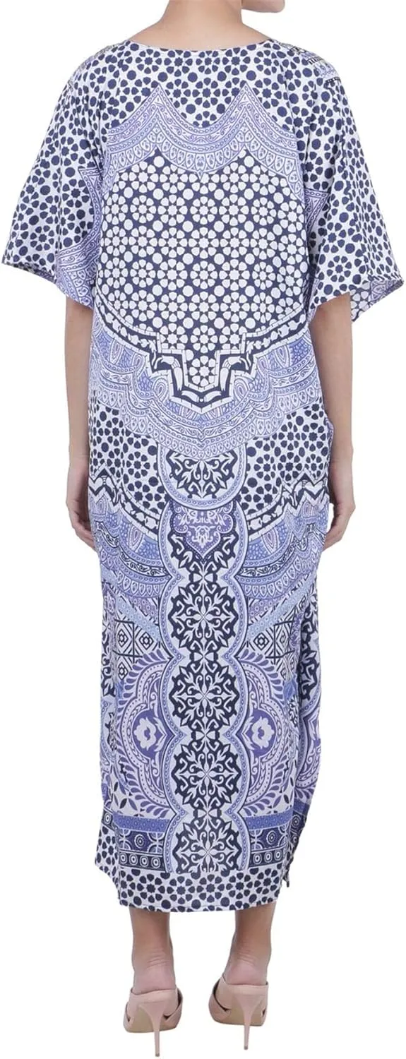 Miss Lavish London Elegant Kaftan Dresses for Women -Plus Size African Dubai & Moroccan Kaftans