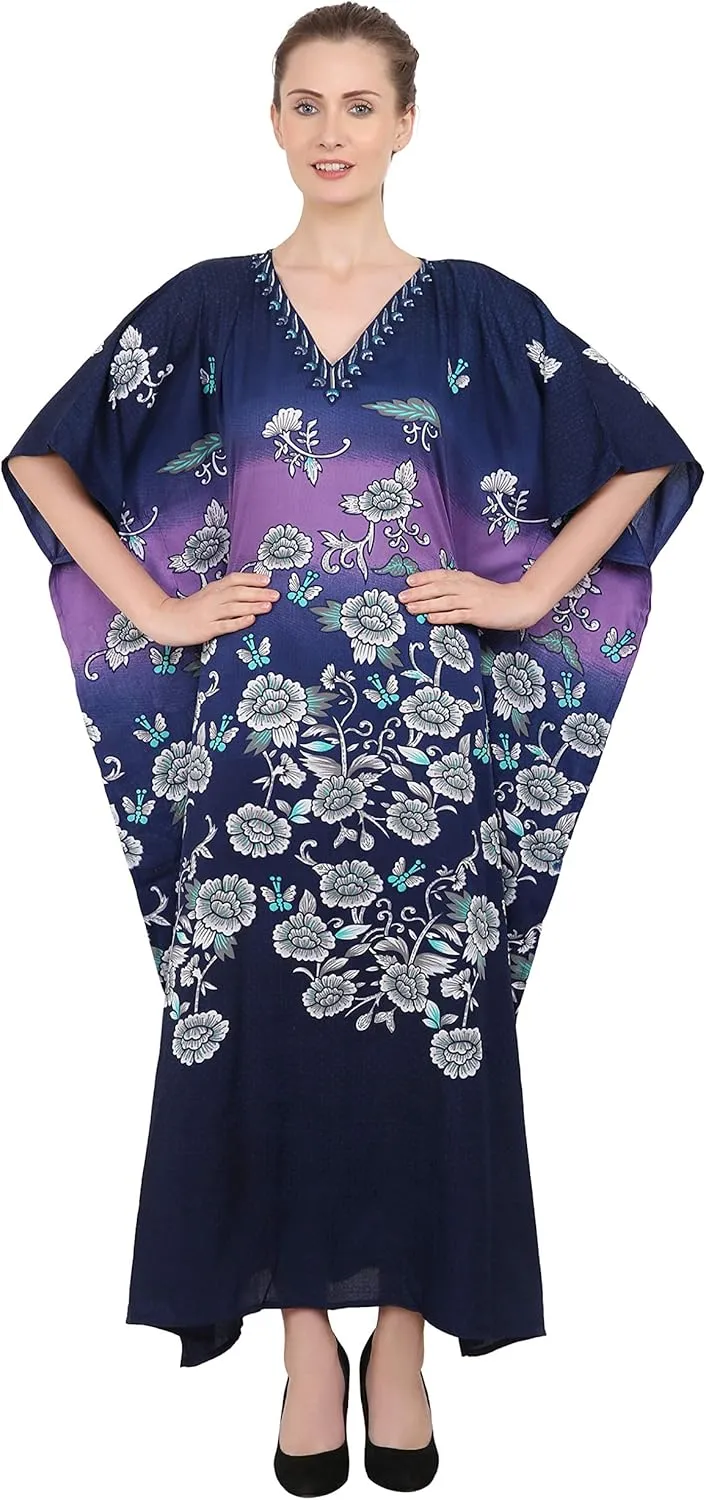 Miss Lavish London Elegant Kaftan Dresses for Women -Plus Size African Dubai & Moroccan Kaftans