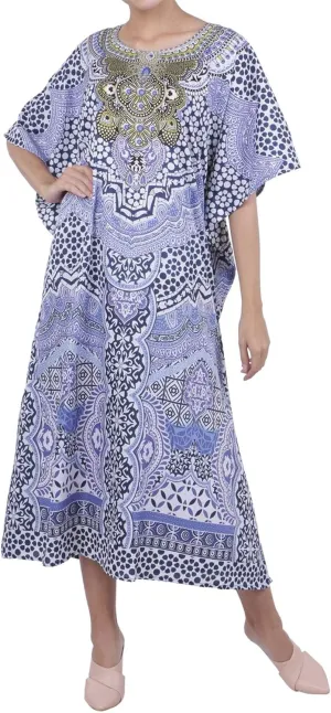 Miss Lavish London Elegant Kaftan Dresses for Women -Plus Size African Dubai & Moroccan Kaftans