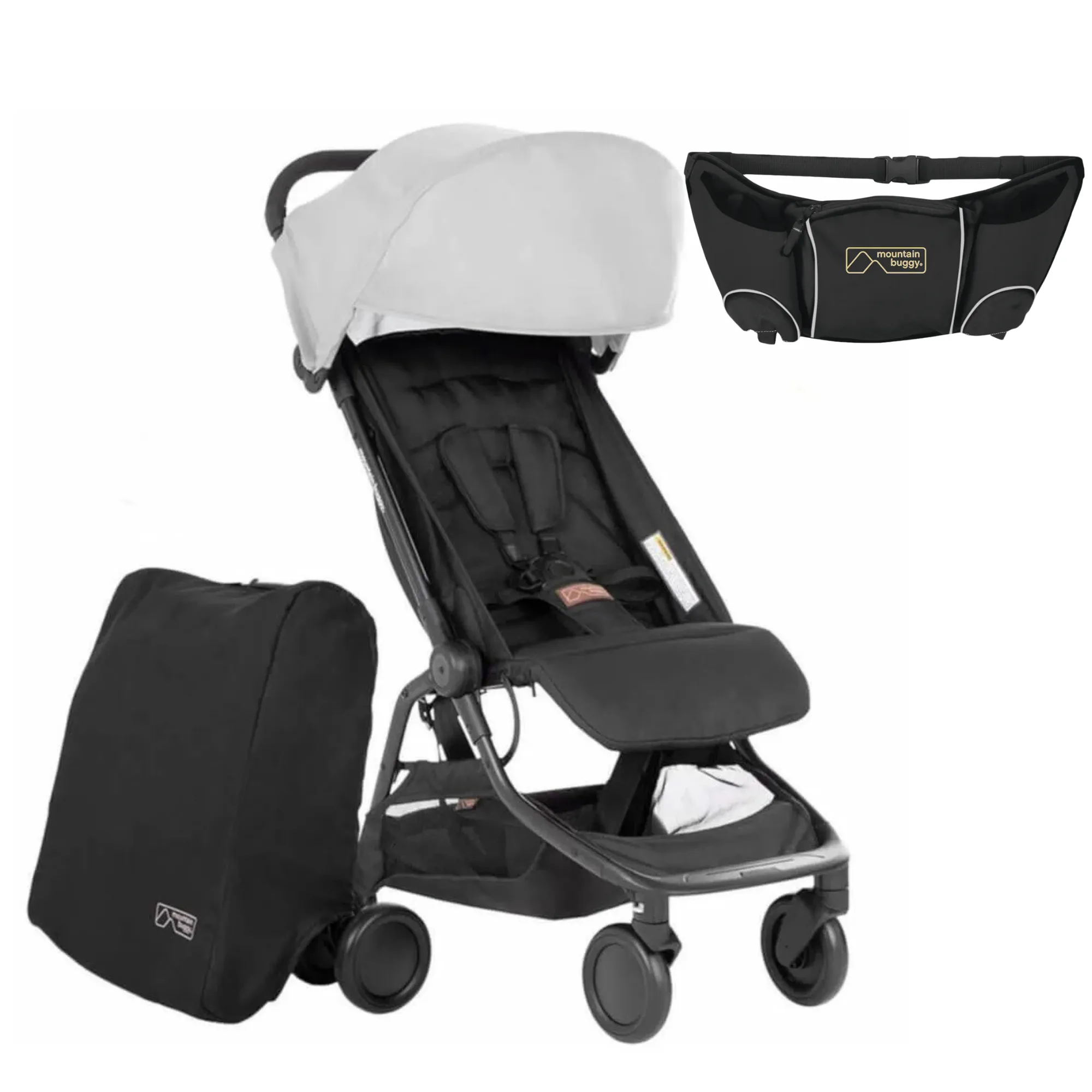 Mountain Buggy nano™ (2020 ) V3 Travel Stroller FREE Buggy Pouch