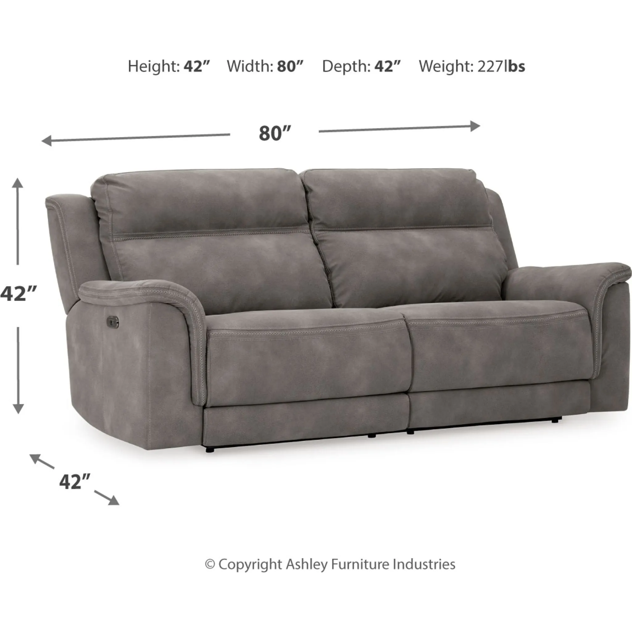 Next-Gen Durapella Reclining Sofa with Power