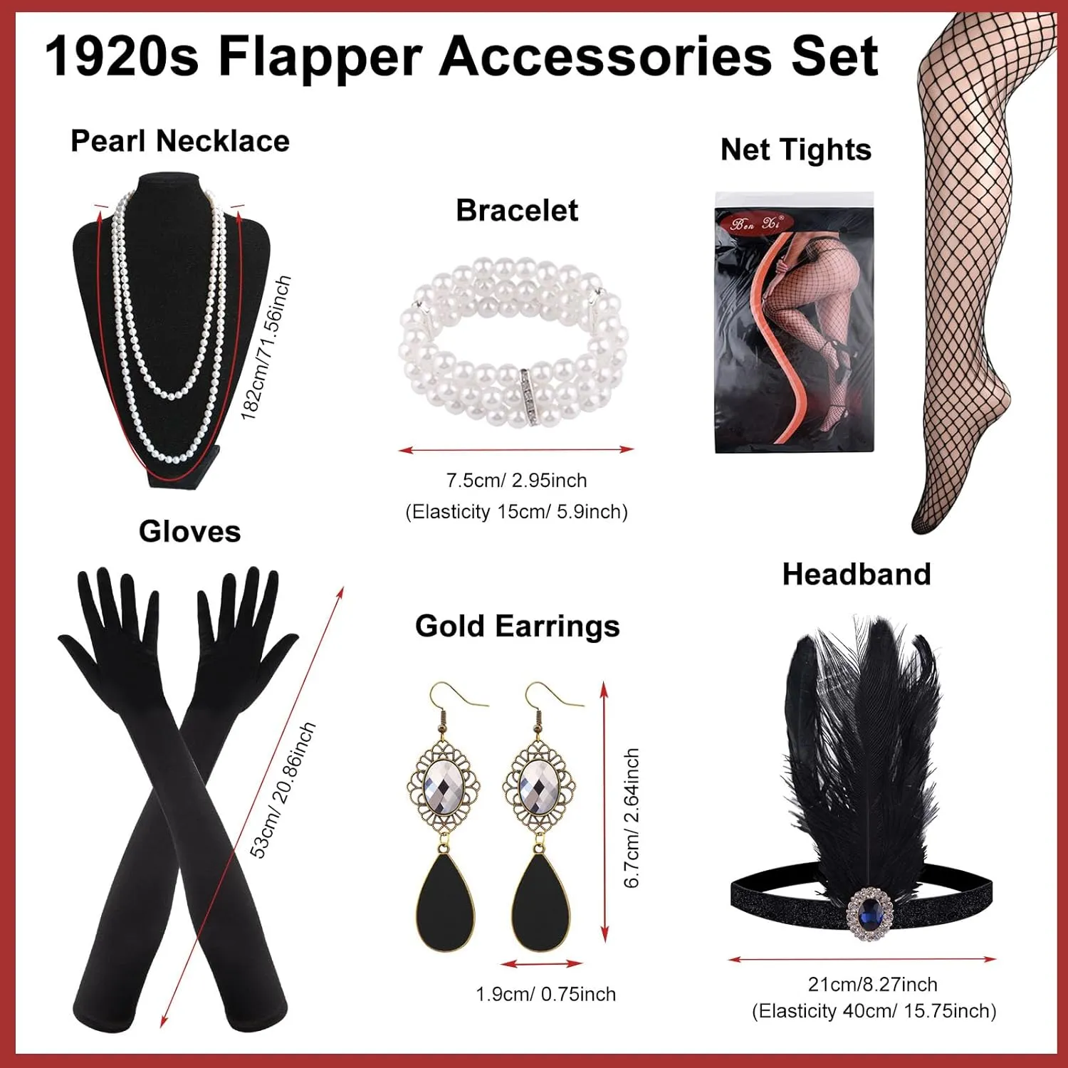 PLULON 1920s Dresses for Women, Sequin Fringed Gatsby Flapper Cocktail Dresses with 20s Accessories Set, Roaring 20s Costumes