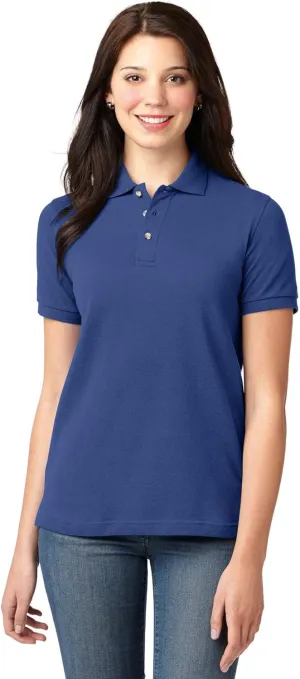 Port Authority Ladies Heavyweight Cotton Pique Polo