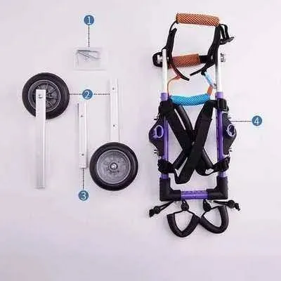 Regal Canine Purple Dog Wheelchair