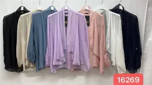 Short Silk Cardigan