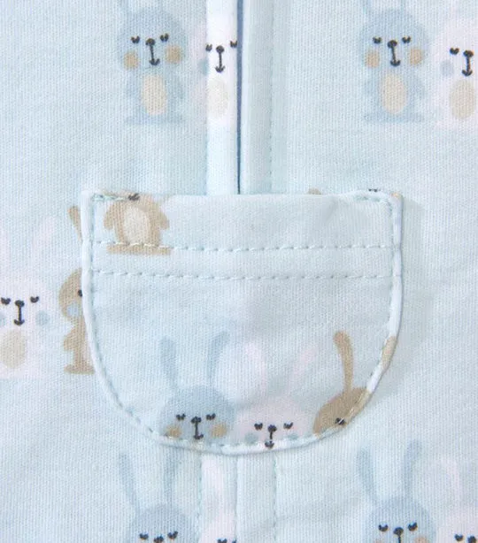 SleepSack® Swaddle - Baby Blue Bunnies