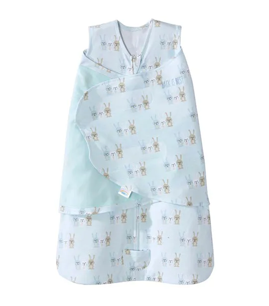 SleepSack® Swaddle - Baby Blue Bunnies