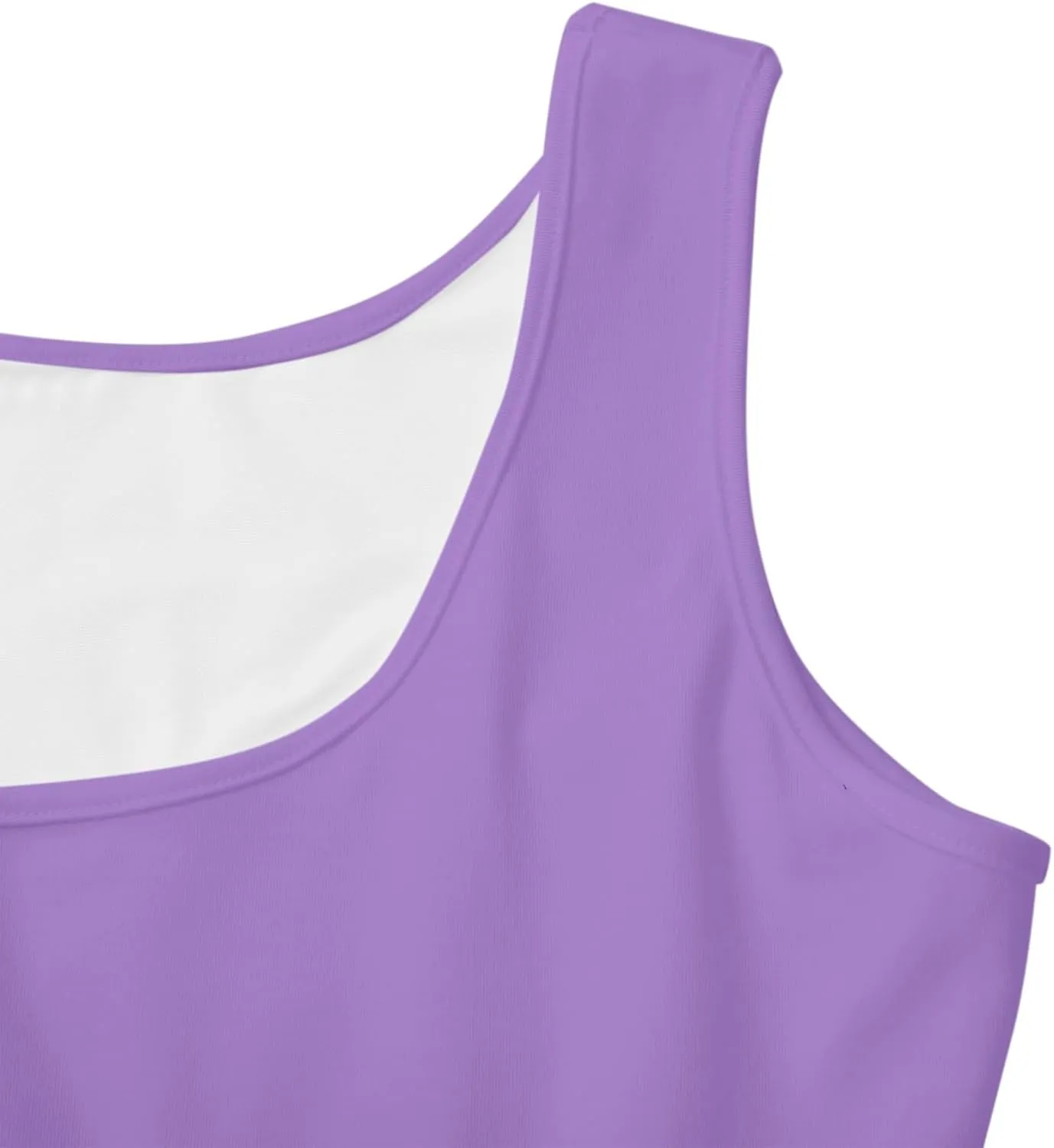 Women's Summer Dresses Scoop Neck Sleeveless A-Line Ribbed Knit Above Knee Tank Dress
