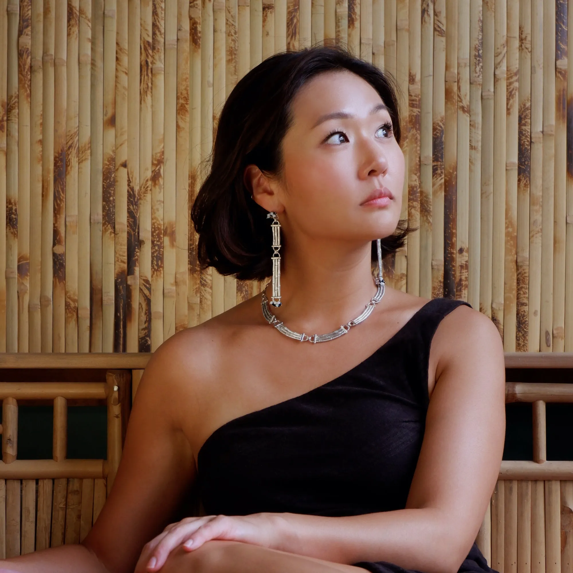 YMA  //  BAMBOO BAR . necklace